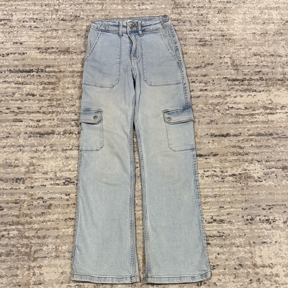Zara Other - Zara Kids Light Blue Cargo Jeans